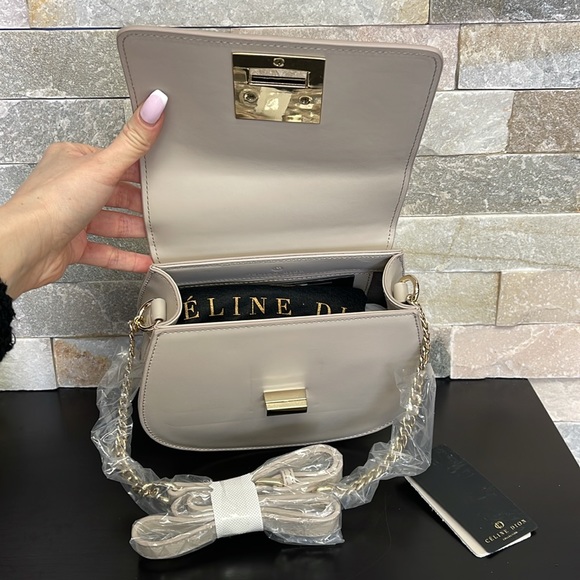 Celine Dion Minuet Flap Closure Handbag - Picture 7 of 9